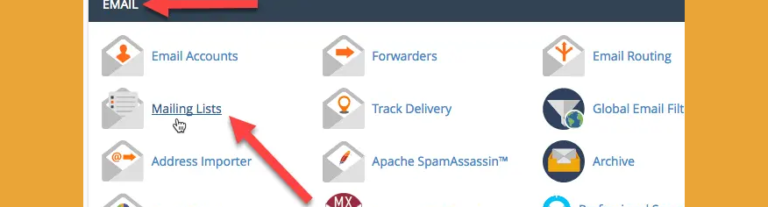 القوائم البريدية Mailing Lists