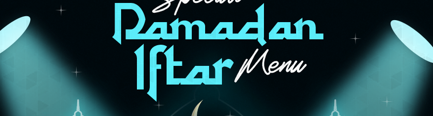 لافتة PSD مجانية خاصة بشهر رمضان الكريم وقائمة الإفطار