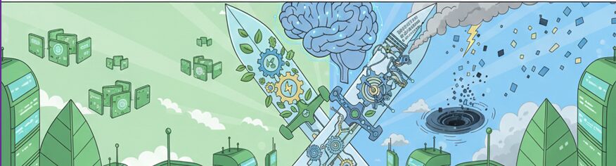 السيف ذو الحدّين للاستدامة في الذكاء الاصطناعي ضمن تصميم الويب