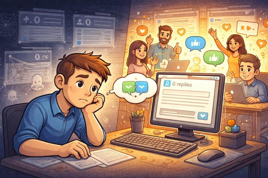 لماذا يفشل معظم أصحاب المواقع في بناء مجتمع نشط رغم المحتوى الجيد؟