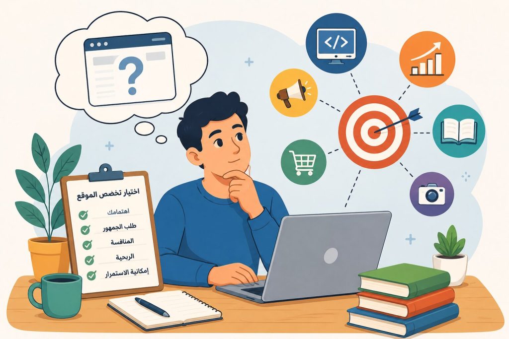 كيف تختار تخصص موقعك؟ ولماذا يفشل معظم أصحاب المواقع في هذه الخطوة؟