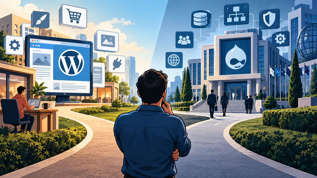 ووردبريس أم دروبال؟ لماذا تفضّل المؤسسات الكبيرة Drupal؟